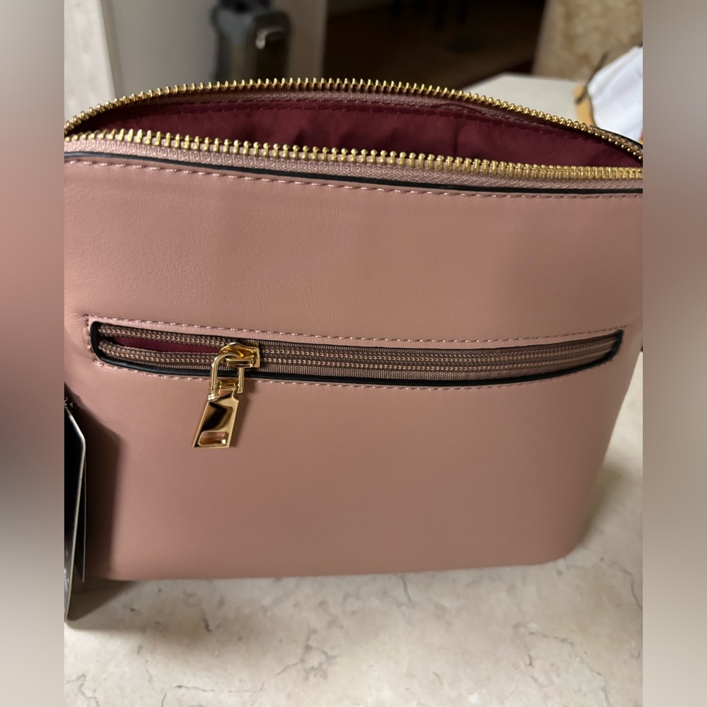 NWT AMERICAN BEE PINK FASHION VERSATILE CROSSBODY PURSE WITH WRISTLET/WALLET - Picture 2 of 10